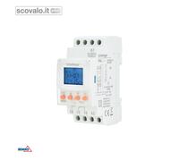 Timer Digitale Quadro DIN 24-264Volt AC/DC Programmatore 50 Programmi