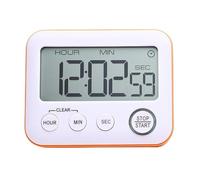 Timer Digitale Schermo Grande Muto Interruttore ON/OFF Da Cucina Con Allarme Forte Promemoria Orario Orologio For Il Conto Alla Rovescia For La Casa Affidabile Ed Efficiente(Orange)