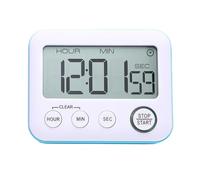 Timer Digitale Schermo Grande Muto Interruttore ON/OFF Da Cucina Con Allarme Forte Promemoria Orario Orologio For Il Conto Alla Rovescia For La Casa Gestione Tempo(Blue)