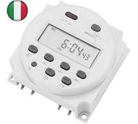 Timer digitale settimanale programmabile 12V 16A hobby caccia solare nautica