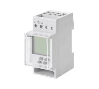 TIMER DIGITALE SETTIMANALE SIEMENS 7LF45110, 230 V, Impianti elettrici civili e industriali, Bianco, Trasparente