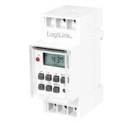 Logilink Timer Digitale per Montaggio su Guida DIN