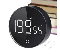 Timer digitale, timer da cucina per - Timer a conto alla rovescia dello schermo a LED rotante a LED,Lunga durata della batteria, strumento portatile di gestione del da volume a tro