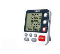 Timer digitale versatile con tre allarmi separati, conto alla rovescia della durata di 99 ore, impostazioni audio regolabili e supporto magnetico per giardino domestico (aggiornamento)