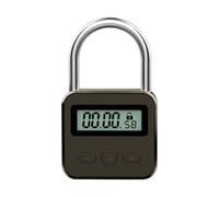 Timer elettronico da viaggio con display LCD in metallo, regolabile, da 1 minuto a 99 ore, dispositivo di sicurezza per la gestione del tempo, anti-dipendenza, elettronico