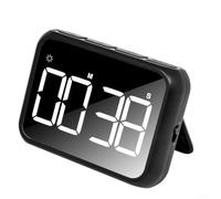 Timer facile da usare con funzione di memoria unica per un rapido recupero dell'ora (nero)