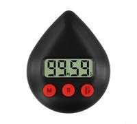 Timer impermeabile, conto alla rovescia, allarme per doccia, bagno, cucina, risparmio energetico, display LCD, montaggio a parete, ventosa, nero, bianco, blu, accessorio programmabile per risparmio