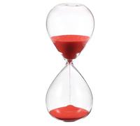 Timer in Sabbia da 15 Minuti, Orologio in Vetro per Sandglass Timer Rosso