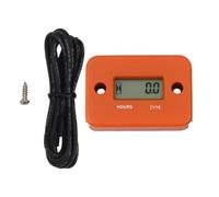 Timer induttivo del tachimetro con cablaggio | Contatore di ore generatore ad alta tensione per tosaerba, motoslitta, barca marittima, spazzaneve, ciclomotore, ATV e