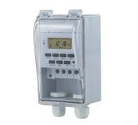 Timer Intelligente 220V KG316T-F con Display LCD - Timer Digitale Programmabile per Montaggio a Parete, 16 Gruppi Timer per Adulti & Industria