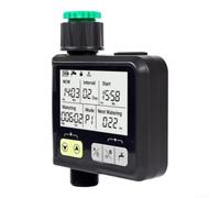 Timer intelligente per irrigatore da giardino, sistema di irrigazione automatico con sensore di pioggia, timer per rubinetto da esterno resistente alle intemperie IP54, programma di irrigazione
