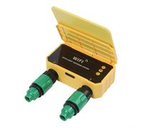 Timer intelligente per irrigazione solare con controllo APP per programmi di irrigazione automatica e sensore pioggia per giardini, prati, serre (2 uscite)