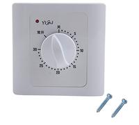 Timer Interruttori Interni,Ad Alta Potenza Meccanico Digitale Interruttore Orario Casa Timer da Conto alla Rovescia per Lo Scaldabagno 30 Minuti 220V 10A 86 Panel