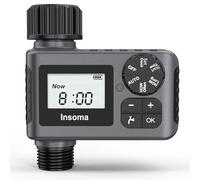 Timer irrigatore, timer per rubinetto da giardino, timer programmabile con ritardo della pioggia/sistema di irrigazione manuale/automatico, sistema di irrigazione a goccia e irrigazione del prato per