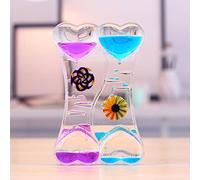 Timer liquido a clessidra, timer liquido colorato, giocattolo a clessidra, giocattolo sensoriale, timer ad acqua, per attività, relax, ansia, autismo, ADHD (stile 3)