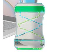 Timer liquido, clessidra a spirale colorata a forma di olio, giocattolo visivo per bambini e adulti, per scrivania, scuola, camera da letto, casa, per calmare e decorazione