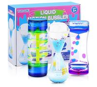 Timer Liquido Colorato per Bambini e Adulti, 3 Pezzi Liquid Motion Bubble Liquid Timer Sensoriale Giocattolo Liquid Motion Timer Bubble per Home Office Decompressione Attività Relax