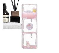 Timer Liquido Sensoriale - Mini Gorgogliatore A, Orologio Con Sabbia Trasparente In Acrilico Con Funzione Di Flusso Rilassante | Giocattolo Educativo Per Bambini Che Imparano La Concentrazio