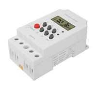 Timer Luce Multifunzionale, Interruttore Digitale Programmabile 220v Ac 1.2v Capacità di Controllo del Tempo Elettronico per Scaldabagni, Luci Esterne Lampade Elettrodomestici