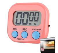 Timer magnetico, Timer digitale magnetico - Timer conto alla rovescia con schermo grande e schienale, sveglia multifunzione portatile con supporto