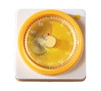 Timer magnetico visivo - 60 minuti Silent Countdown, Mechanical Kitchen Clock for Teachers and Cooking | Time Management Timer for Brushing, Shower, School, Home, Homeschool, Fridge, Allenamento