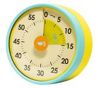 Timer manuale da cucina con base magnetica e ventosa conto alla rovescia visivo