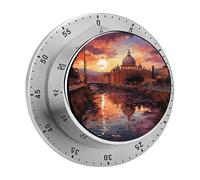 Timer manuale per il conto alla rovescia del tramonto di Roma con base mag