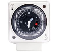 Timer meccanico, 220-240 V, 16 A, 24 ore, analogico quotidiano, interruttore universale - interruttore orario a canale singolo, timer segmentato ad immersione