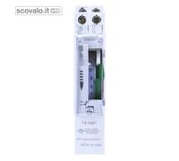 Timer Meccanico 24h Schelinger Barra DIN 230V Interruttore Orario 15min