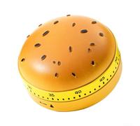 Timer meccanico a forma di hamburger, 60 minuti, per un controllo preciso del tempo in cucina (Amburgo)