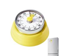 Timer Meccanico Ad Alta Voce,Conto Alla Rovescia a Carica 75dB con Suono Forte - Timer Manuale Con Durata Di 60 Minuti - Per Cucinare, Studiare, Lavorare, In Cucina, In Casa, A Scuola, In Ufficio, In