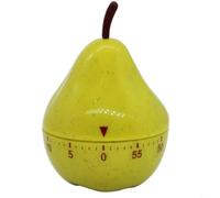 Timer meccanico da cucina a forma di pera, conto alla rovescia da 60 minuti, senza batteria, design rotante, per cuocere a ebollizione, studio, palestra, elegante promemoria tempo decorativo