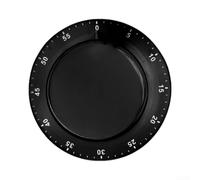 Timer meccanico da cucina con allarme forte 72 dB, timer magnetico | Studi di cucina, in acciaio, da leggere, nero o argento