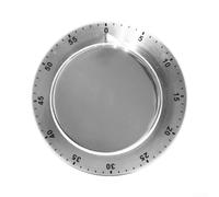 Timer meccanico da cucina con allarme forte 72 dB, timer magnetico | Studi di cucina, in acciaio, da leggere, nero o argento