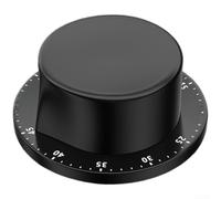 Timer Meccanico da Cucina Magnetico Acciaio 8cm