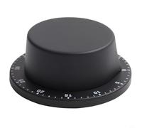 Timer meccanico in acciaio inox con retro magnetico per cucinare e gestire le attività basate sul tempo (A)