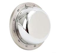 Timer meccanico in acciaio inox di alta qualità con forte magnete, perfetto per cucinare, fare esercizio e studiare a forma di cappello