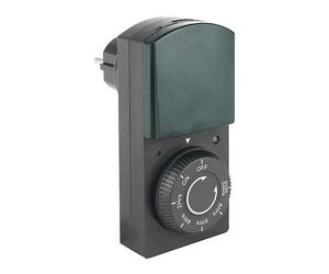 TIMER MECCANICO REV timer meccanico, 230 V, Nero, Verde