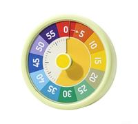 Timer meccanico senza ticchettio per spazi di lavoro silenziosi come uffici o biblioteche (verde)