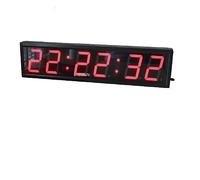 Timer Palestra, Cronometro con Timer for Il Conto alla rovescia a LED di Grandi Dimensioni con Pulsante Grande cablato e Gare di Corsa ad Ostacoli con Telecomando Wireless Wipeout Timer 4 Pollici