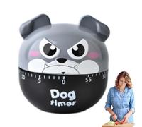 Timer per bambini a forma di cartone animato, timer manuale da 60 minuti per cucina e studio, senza bisogno di batterie, motivo: rana, panda, cucciolo, pomodoro, divertente timer a forma di animale
