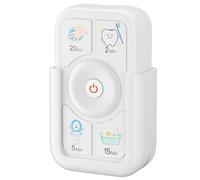 Timer per bambini Sunnyload: Spazzolino da denti, Doccia, Lavaggio mani, WC - Timer 30 secondi, 2, 5, 15 minuti - Bianco