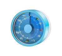 Timer per bambini Visual Mechanical Clock Time Management Tool | Timer a carica da 60 minuti per cucinare per cucina scuola doccia gioco scrivania per bambini insegnanti adulti