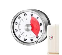 Timer per cucinare, timer meccanico da cucina, conto alla rovescia con allarme forte per preparare pasti a casa, aule, studio, palestra, dormitorio, scuola