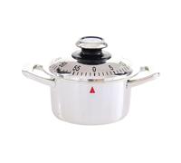 Timer per cucinare, timer meccanico da cucina da 60 minuti, allarme forte, timer visivo per forno, aula e ufficio, orologio a carica in acciaio , conto alla rovescia per bambini, insegnanti e uso