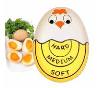 Timer per cuociuova - 5,5 x 4 x 3,2 cm, timer cambio colore, utensile da cucina riutilizzabile, qualità alimentare sicura per cucinare uova, casa, dormitorio, ristorante, morbido, medio, bollito duro,