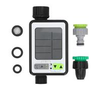 Timer per Irrigatore, Timer per Tubo da Giardino Schermo da 3,2 Pollici Sensore di Pioggia 3 modalità Intelligenti Resistente All'acqua Temporizzatore Digitale del Irrigazione