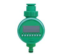 Timer per Irrigazione Automatico con Display LCD, Programmatore Elettronico per Acqua con Gocciolatoio Regolabile, Giunto a Y, Attacco Fisso