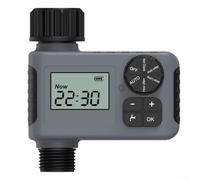 Timer per irrigazione da giardino per regolatore automatico con display LCD, programmabile da 1 min a 240 ore, intervallo di 1-15 giorni, nero (NH 3/4)
