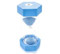 Timer per sabbia a clessidra da 3 minuti, timer visivo per bambini, timer per aule, timer per sabbia colorata per decorazioni, aule, cucina, giochi (blu macaron)
